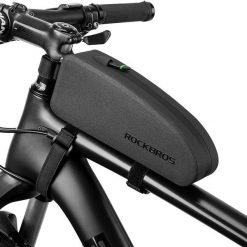 Wodoodporna torba na ramę rowerową Rockbros, 1,6 L. Czarne torby na ramię męskie ROCKBROS, z materiału, na ramię. Za 119.60 zł.