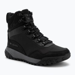 Buty trekkingowe męskie Columbia Burnsider Omni-Heat Infinity. Czarne trekkingi męskie Columbia, bez zapięcia. Za 469.99 zł.