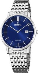 Zegarek Festina Zegarek męski Festina F20018-2 srebrny. Szare zegarki męskie Festina, bez wzorów, srebrne. Za 577.99 zł.