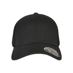 Czapka Z Daszkiem Z Siatki Ripstop. Zielone czapki damskie FLEXFIT, bez wzorów, z bawełny. Za 98.99 zł.