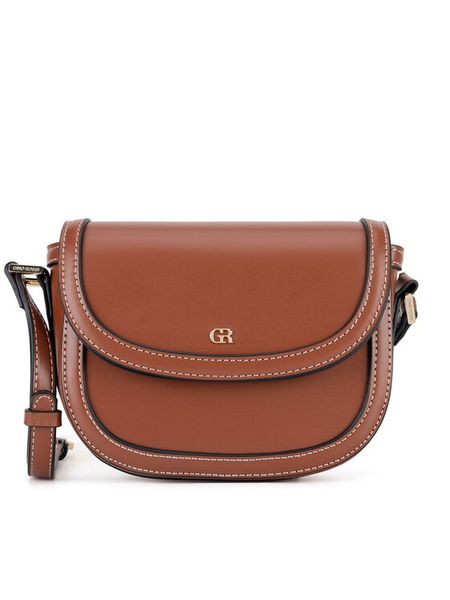 Gino Rossi Torebka WEN-26 Brązowy. Brązowe listonoszki damskie Gino Rossi, bez wzorów, z tworzywa sztucznego, bez dodatków. Za 199.99 zł.