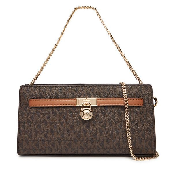 Torebka MICHAEL Michael Kors. Brązowe torebki do ręki damskie MICHAEL Michael Kors, bez wzorów, bez dodatków. Za 549.99 zł.