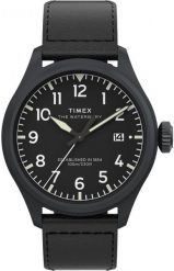 Zegarek męski Timex TW2Y18900 czarny. Czarne zegarki męskie Timex, bez wzorów. Za 789.00 zł.
