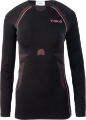 Brugi Bielizna termoaktywna damska bluza Brugi 2RC3 czarna rozmiar S/M. Czarna bielizna sportowa damska Brugi, m, bez wzorów, bez ramiączek, bez kaptura. Za 78.54 zł.