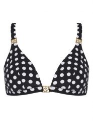 Chantelle Góra od bikini Sauvage C17UQF Czarny. Czarne bikini Chantelle, bez wzorów, z syntetyku. Za 369.99 zł.