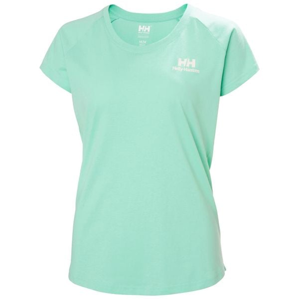 T-shirt damski Helly Hansen Nord Graphic Drop. Niebieskie t-shirty damskie Helly Hansen, bez wzorów, z bawełny, sportowe, bez kołnierzyka, bez ramiączek. Za 195.00 zł.