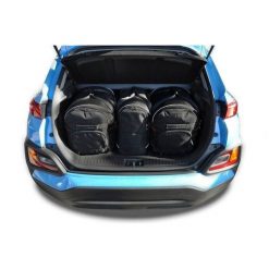 Torby Do Bagażnika Hyundai Kona 2017-2022 3Szt Kjust. Czarne torby podróżne damskie KJUST, bez wzorów. Za 921.00 zł.