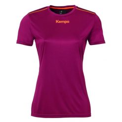 Damska koszulka Kempa Poly. Białe bluzki damskie Kempa, s, bez wzorów, sportowe, bez kołnierzyka, bez ramiączek. Za 95.75 zł.