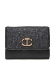 TWINSET Portfel 251TD8065 Czarny. Czarne portfele damskie Twinset, ze skóry. Za 329.99 zł.