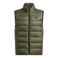 Kurtka puchowa Under Armour Legend. Czarne kurtki męskie Under Armour, m, bez wzorów, z dzianiny, z kapturem. Za 598.30 zł.