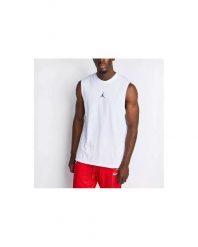 Tshirt Nike JUMPMAN SPRT SLVLS TOP Blanc. Białe t-shirty damskie Nike, m, bez wzorów, z materiału, bez kołnierzyka, bez ramiączek. Za 234.00 zł.