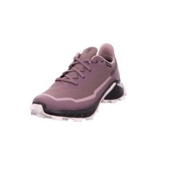 Buty do biegania damskie Salomon Alphacross 5 Gtx. Fioletowe obuwie trekkingowe damskie Salomon, z materiału, bez zapięcia. Za 555.00 zł.