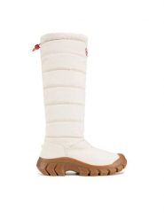 Hunter Śniegowce WFT2108WWU Biały. Białe śniegowce damskie Hunter, z materiału, bez zapięcia. Za 799.99 zł.