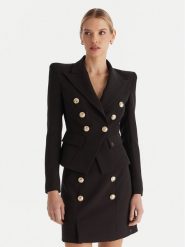 Babylon Marynarka S00779 Czarny Regular Fit. Czarne marynarki i żakiety damskie Babylon, bez wzorów, z syntetyku, bez kołnierzyka, bez ramiączek. Za 1,679.00 zł.