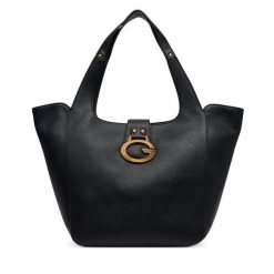 Torebka Guess. Czarne shopperki damskie Guess, z aplikacjami, bez dodatków. Za 714.99 zł.
