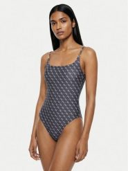 Guess Strój kąpielowy E6GJ47 KCBJ0 Granatowy. Niebieskie stroje kąpielowe damskie Guess, l, z aplikacjami, z syntetyku. Za 499.99 zł.