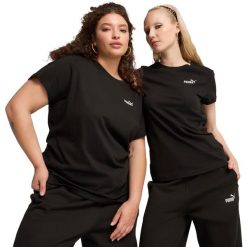Koszulka Puma Ess Small No. 1 Logo Tee, Kobiety. Czarne koszulki sportowe damskie Puma, xs, bez wzorów, z bawełny, bez ramiączek. Za 140.00 zł.