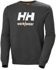 HELLY HANSEN HHWW Graphic Sweatshirt, black S. Czarne bluzy męskie Helly Hansen, m, bez wzorów, bez ramiączek, bez kaptura. Za 176.53 zł.