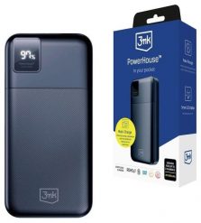 3mk PowerHouse 20000mAh czarny. Czarne powerbanki . Za 129.90 zł.