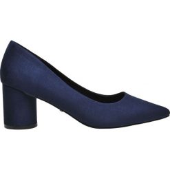 SZPILKI DAMSKIE. Szpilki damskie TOP SECRET, bez wzorów, z zamszu, bez obcasa, na szpilce, bez zapięcia. W wyprzedaży za 49.99 zł.