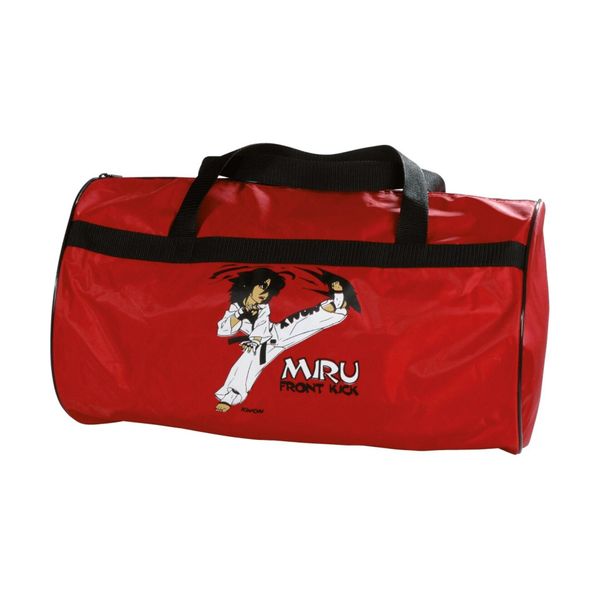 Torba sportowa Kwon Miru Front Kick. Czerwone torby sportowe męskie KWON, bez wzorów, z materiału. Za 119.50 zł.