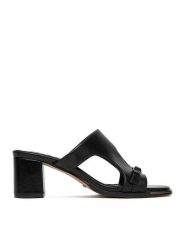 MEXX Klapki EO-WS1161-04 Czarny. Czarne klapki damskie Mexx, bez wzorów, ze skóry, bez obcasa, bez zapięcia. Za 279.99 zł.