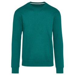 Bluza Unisex Dla Dorosłych Z Bawełny Ringspun Bez Metki. Zielone bluzy męskie SG, m, bez wzorów, z bawełny, bez ramiączek, bez kaptura. Za 93.99 zł.