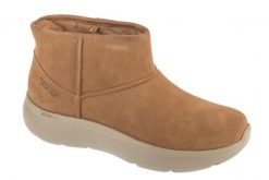 Buty zimowe damskie, Slip-Ins: On-The-GO Encore - Blair. Brązowe obuwie trekkingowe damskie Skechers, z materiału, bez zapięcia. Za 339.99 zł.