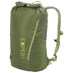 Plecak wodoszczelny Exped Typhoon. Zielone plecaki damskie EXPED, bez wzorów, sportowe. Za 266.99 zł.