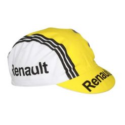 Czapka rowerowa Gist Equipe Vintage Renault. Białe czapki damskie GIST, bez wzorów, z tkaniny, eleganckie. Za 89.20 zł.