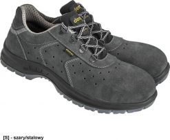 R.E.I.S. BDALTER-P-S1 - Półbuty bezpieczne welurowe ALTER 39. Półbuty męskie R.E.I.S., bez wzorów, z weluru, bez obcasa, bez zapięcia. Za 252.34 zł.