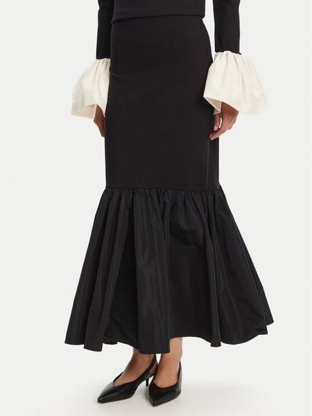 STAUD Spódnica maxi Hawthorne R25R6115PF Czarny Regular Fit. Czarne spódnice damskie STAUD, s, bez wzorów, z wiskozy, maxi. Za 1,129.00 zł.