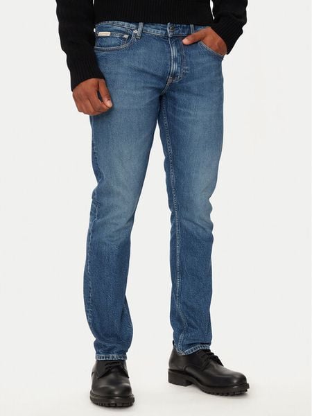 Calvin Klein Jeans Jeansy J30J326359 Niebieski Slim Fit. Niebieskie jeansy męskie Calvin Klein Jeans, z bawełny. Za 259.99 zł.