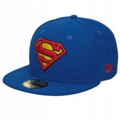 Czapka Z Daszkiem Superman. Niebieskie czapki damskie New Era, bez wzorów, sportowe. Za 197.99 zł.
