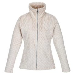 Kurtka Polarowa Damska Heloise Pełny Suwak. Białe kurtki sportowe damskie Regatta, na zimę, xl, bez wzorów, z polaru, bez ramiączek, bez kaptura, trekkingowe. Za 64.99 zł.