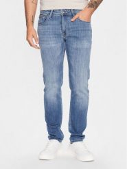Pepe Jeans Jeansy PM206323GX2 Granatowy Regular Fit. Niebieskie jeansy męskie Pepe Jeans, z bawełny. Za 499.99 zł.