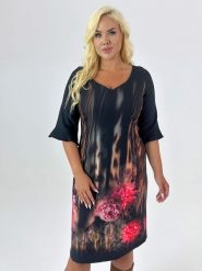 Elegancka sukienka Vivi z delikatnym borderem w kolorze pomarańczowym XXL OVERSIZE JESIEŃ. Brązowe sukienki damskie Moda Size Plus Iwanek, na co dzień, na jesień, s, bez wzorów, z elastanu, eleganckie, bez kołnierzyka, bez ramiączek, mini, ołówkowe. Za 299.90 zł.