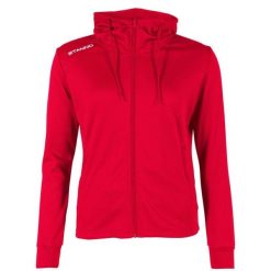 Damska bluza dresowa z kapturem zapinana na zamek błyskawiczny Stanno Field. Czerwone bluzy damskie STANNO, s, bez wzorów, z dresówki, bez ramiączek, z kapturem. Za 183.00 zł.