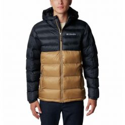 Kurtka Puchowa Columbia Buck Butte Insulated Hooded Jacket Męska. Czarne kurtki męskie Columbia, m, bez wzorów, z puchu, casualowe, bez kaptura. Za 616.99 zł.
