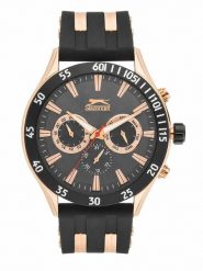 Zegarek Slazenger SLAZENGER SL96076203 zegarek męski różowy 48 mm. Czerwone zegarki męskie Slazenger, bez wzorów. Za 186.71 zł.