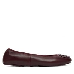 Baleriny Tory Burch. Niebieskie balerinki damskie Tory Burch, bez wzorów, bez obcasa, bez zapięcia. Za 1,354.00 zł.