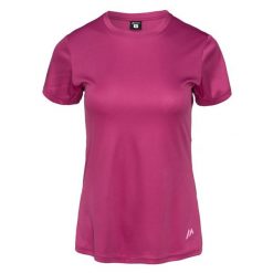 Koszulka damska Martes Lady Nalso - różowa, Rozmiar M. Czerwone koszulki sportowe damskie MARTES, l, bez wzorów, z materiału, bez ramiączek, do biegania. Za 29.99 zł.