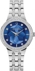 Zegarek Bulova Zegarek męski Bulova 96L276 CYRKONIE srebrny. Szare zegarki męskie Bulova, bez wzorów, srebrne. Za 1,348.00 zł.