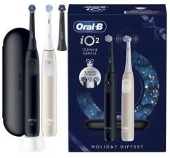 Zestaw szczoteczek do zębow Oral-B IO2 Duo Xmas. Szczoteczki elektryczne BRAUN. Za 358.45 zł.