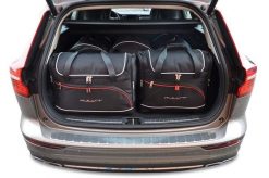 Torby Do Bagażnika Volvo V60 2018+ 5Szt Kjust. Czarne torby podróżne damskie KJUST, bez wzorów, z kauczuku. Za 1,497.00 zł.