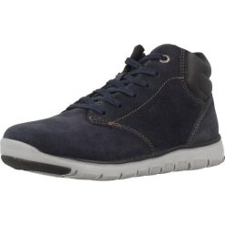 Buty GEOX J XUNDAY B.A Niebieski. Czarne obuwie trekkingowe damskie Geox, z tkaniny, bez zapięcia. Za 185.99 zł.