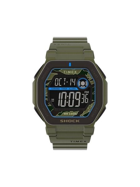 Timex Zegarek Command Encounter TW2V93700 Khaki. Brązowe, cyfrowe zegarki męskie Timex, bez wzorów. Za 389.99 zł.