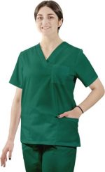 Visent BLUZA MEDYCZNA DAMSKA BLUZA LEKARSKA zielony XS. Zielone bluzy damskie Visent, xs, bez wzorów, bez ramiączek, bez kaptura. Za 59.99 zł.