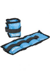 Obciążniki od 0,5 do 5 kg na kostki i nadgarstki na ręce Gorilla Sports. Czarne piżamy męskie GORILLA SPORTS, uniwersalny, bez wzorów, z materiału, bez kołnierzyka, bez ramiączek. Za 39.99 zł.