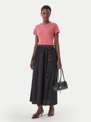 BOSS T-Shirt C_Elove 50554696 Czerwony Slim Fit. Czerwone t-shirty damskie Boss, xs, bez wzorów, z bawełny, bez kołnierzyka, bez ramiączek. Za 229.99 zł.